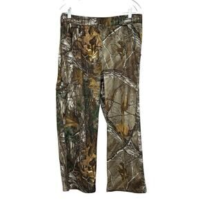 Men's Scent Lok Pants Pull On Hunting Real Tree Camo Pockets Size M
